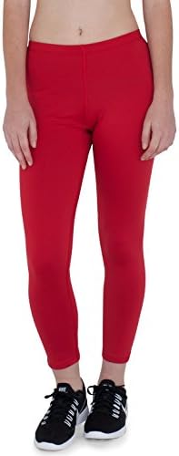 LokoSphere Women's Thermal Exercise Capri, Red, XX-Small
