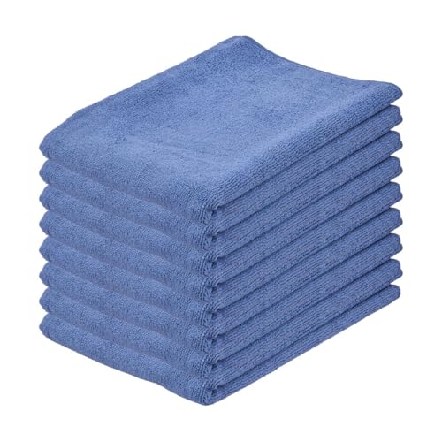Superio Microfiber Squeegee Towel Extra Large Miracle Cloth 20 x 30 Streak Free Microfiber Floor Cloth-Rag for Cleaning House, Kitchen, Bathroom-Scratch Free, 8 Pack