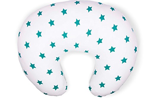 Navy Star Print Cotton Cover For The Widgey Nursing Pillow Buy