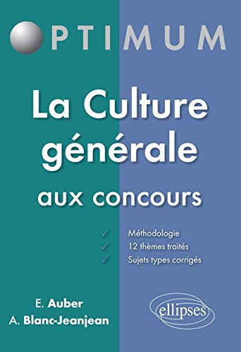 La  culture générale aux concours