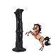 Animal Dildo, Realistic Horse Penis 12.6 inch Ultra Long Cock with Big Suction Cup Female Masturbator Vaginal Massage for Women Sexbaby (Black)