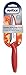 ZYLISS Serrated Paring Knife, 4-Inch Stainless Steel Blade, Red