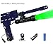 WJZXTEK Green Hunting Flashlight, LED Green Light Portable Torch Handheld Lamp Tactical LED Flashlight Coyote Hog Pig LED Flashlight, Remote Pressure Switch, 18650 Rechargeable Battery and Charger