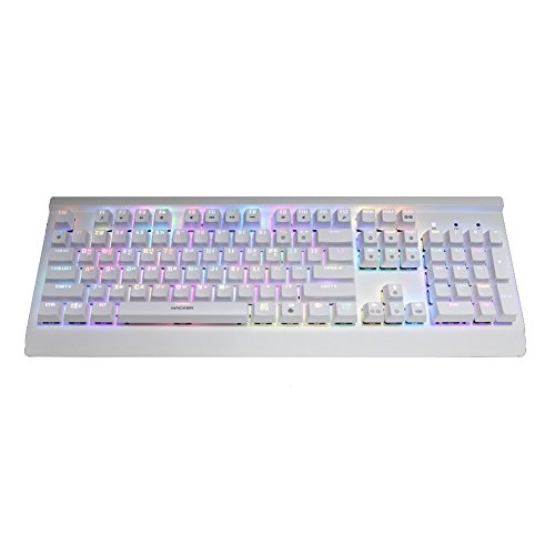 ABKO HACKER K600 Mechanical Keyboard, Real RGB Effect Dual