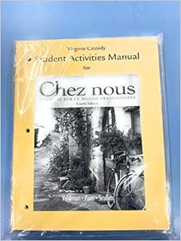 Chez Nous Student Activities Manual Branche Sur Le Monde Francophone French And English Edition 9780205686810 Valdman Albert Pons Cathy Scullen Mary Ellen Books Chez Nous Student Activities Manual Branche Sur Le Monde Francophone French And English Edition 9780205686810 Valdman Albert Pons Cathy Scullen Mary Ellen Books