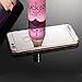 [GW USA] Luxury Mirror Phone Case Compatible for iphone 8 Plus Mirror Case, iphone 7 Plus Mirror case, Back Shock-Absorption TPU Bumper Anti-Scratch Bright Reflection Protective Case - Silver