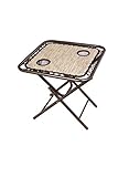 Bliss Hammocks Foldable Camping Side Table with Cupholders