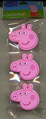 3 Peppa Pig Treat Containers - For Easter Candy