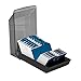 Rolodex 67011 Rolodex Covered Business Card File, 500 2-1/4x4 Cards, 24 A-Z Guides, Black