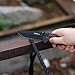 Tacklife FK03 Pocket Knife Folding Knife with Ergonomically Designed Handle, Colored Metal Texture, Rust-proof Steel Blade, and Liner Lock, 4.6-Inch Closed Perfect for Outdoor and Daily Use