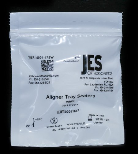 1 Aligner+Chewies+Invisalign+Trays+White