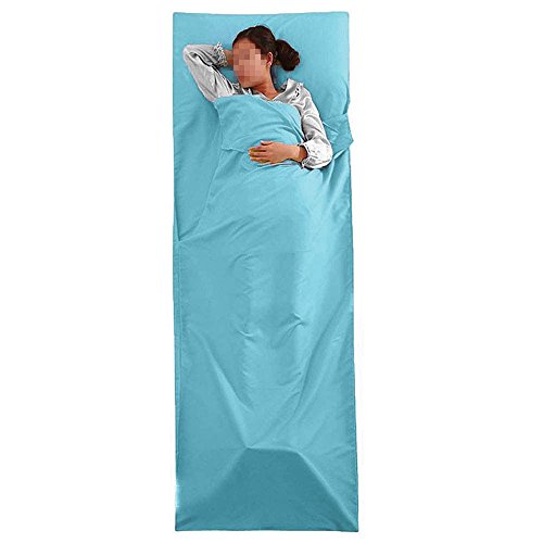 Goodlee Sleeping Bag Liner,Portable Single Soft and Breathable Sleeping Bag Liner for Traveling,Camping,Hiking and Outdoor Activities Hotel