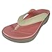 Crocs Women's Capri Leather Flip Wedge