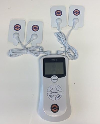 Hana Pain Away EMS/TENS FDA OTC Digital Pain Therapy Massager & Electronic Muscle Stimulator with Massage Slippers included