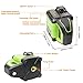 Huepar Electronic Self-Leveling 3D Green Beam Laser Level with Receiver -3x360 Cross Line Three-Plane Leveling and Alignment Line Laser Level -Dual Slope Function, Adaptable Metal Base Included DT03G