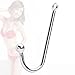 HOT TIME Bondage Stainless Steel Anal Rope Hook with Flirt Solid Anal Ball for Sex Couple Games