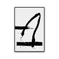 Framed Canvas Wall Art Abstract Color Block Canvas Prints Home Artwork Decoration for Living Room,Bedroom - 16x24 inches