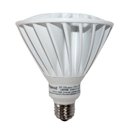 Polaroid Lighting PLPAR38W-120.1600.23.7D 120-watt Equivilent 1600-Lumen PAR38 Dimmable LED Light Bulb, Warm White