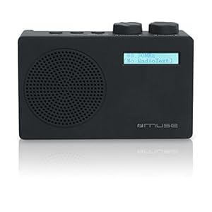 Muse M-100 DB draagbare digitale radio (DAB, DAB+, FM/RDS) zwart