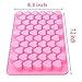 Bestjybt Silicone Mini Heart Shape Silicone Ice Cube Candy Mold Chocolate Mold