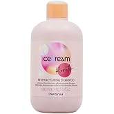 Inebrya Ice Cream Keratin Restructuring and Moisturizing Shampoo. Ideal for Dry and Damaged Hair. (10.14 oz.)
