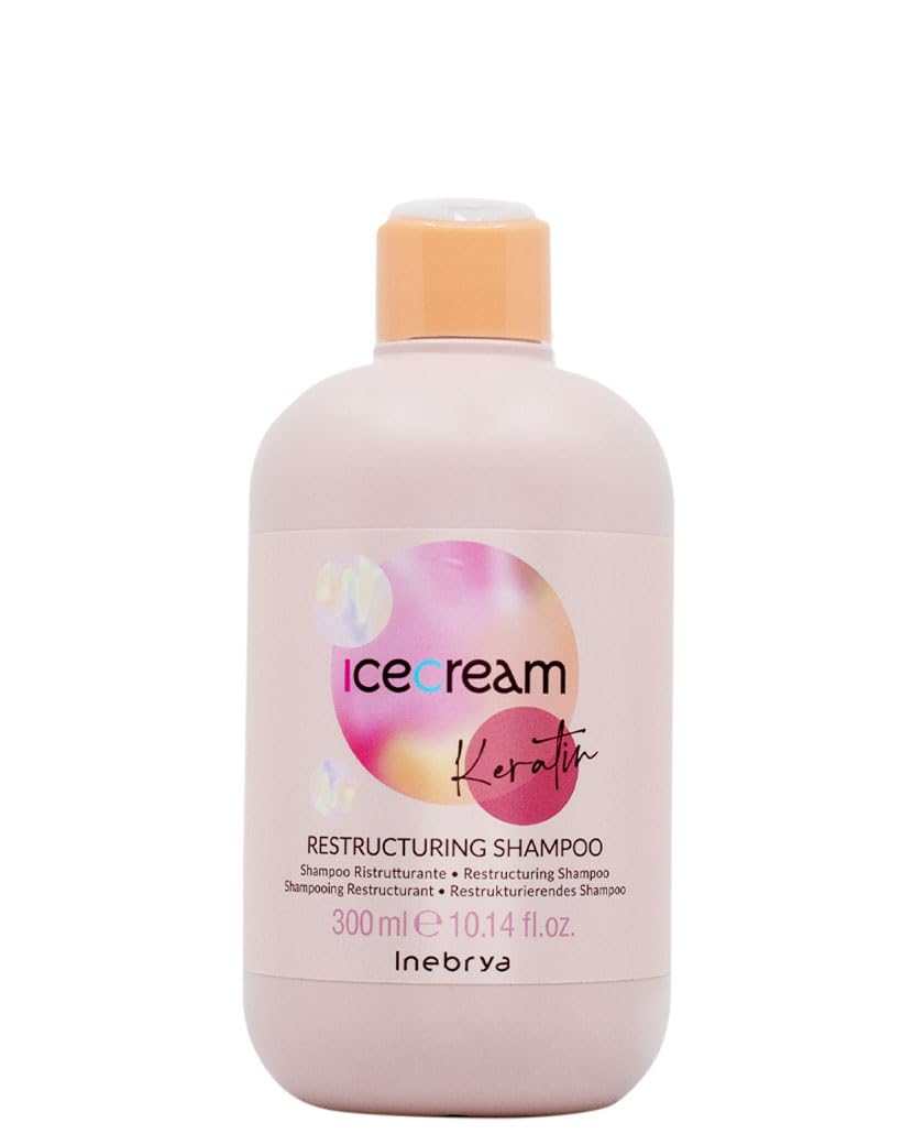 Inebrya Ice Cream Keratin Restructuring Shampoo - Shampoo Ristrutturante 300ml