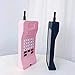 iPhone SE 2020 Case, iPhone 8 Case, iPhone 7 Case, iPhone 6S Case, iPhone 6 Case, Cute Retro Classic Cellular Phone Kids Girls Soft Silicone 3D Stand Rubber Cover for iPhone SE 2020 6 6S 7 8 (Hotpink)