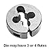 Gyros 92-91215 Metric Carbon Steel Hex Rethreading Die, 12mm x 1.50 Pitch