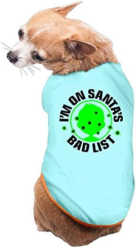 DUXA Im On Santas Bad List Symbol Fashion Cute Dog Jackets