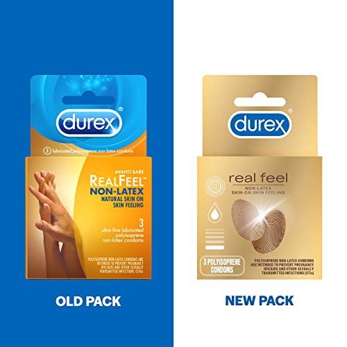 what is spermicidal lubricant condoms Durex Condom Real Feel Non Latex Condoms, 3 Count in Kenya