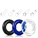 Romi 10 Pcs Male Penis Ring Waterproof Silicone Cockrings Cock Ring Delay Head Glans Ring