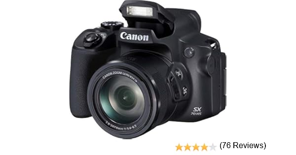 Canon PowerShot SX70 HS - Cámara Bridge de 20.3 MP (Zoom óptico de ...