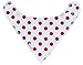 Baby Bandana Drool Bibs By Daulia, Girls 7-Pack Absorbent Organic Cotton, Cute Baby Gift for Girls