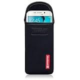 Galaxy S6 Edge Case, Shocksock [IMPACT SHOCK RESISTANT] [Black] Samsung Galaxy S6 Edge Neoprene Case Pouch with Velcro Closure for Samsung Galaxy S6 Edge - Black