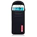 Galaxy S6 Edge Case, Shocksock [IMPACT SHOCK RESISTANT] [Black] Samsung Galaxy S6 Edge Neoprene Case Pouch with Velcro Closure for Samsung Galaxy S6 Edge - Black
