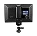 TOAZOE T119S RA CRI95 Super Slim LED Light Panel,3300K-5600K LED Video Light Panel, LCD Display Screen,Color Temperature and Brightness can be Adjusted with NP-F550 Lithium Battery