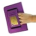 KHOMO ® Leather Folio Case with Hand Strap, Wallet and Card Slots for Samsung Galaxy Note 8.0 (Galaxy Note 8.0, Purple)