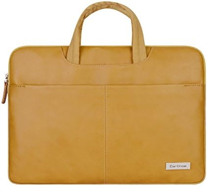 STONG Messenger Laptop Shoulder Bag for 15 Inch MacBook Air, MacBook Pro, Notebook Compatible with 14 Inch HP Spectre, Surface Book, Acer Swift, Asus Zenbook Ultrabook with Shoulder Strap (Yellow)