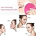 Sonic Facial Cleansing Brush, 3-in-1 Silicone Waterproof Ultrasonic Rechargeable Electric Massage Face Cleansing Brush