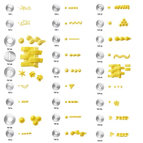 Wilton Cake Decorating Tip Set (55-Piece) and 16-Inch Decorating