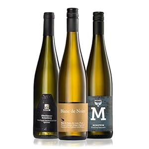 GEILE WEINE Weinpaket FEINHERB (3 x 0,75l) Probierpaket halbtrockene Weißweine aus Deutschland
