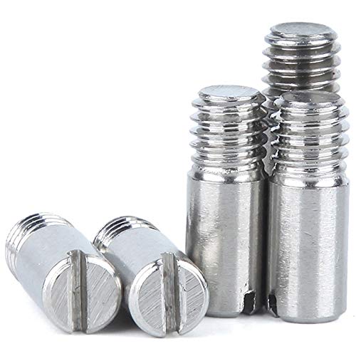FidgetFidget Select Variations Stainless Steel Threaded Dowel Pin Rod Ø4mm M4 x 0.7mm 304 10mm \u00d84 Threaded : M4 x 0.7mm 6 - Thumbnail 6