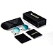 Menton Ezil Fashion Round Style Vintage Sunglasses with Polarized Mirrored Lenses Shiny Eyewear Steampunk Metal Spring Frame Spring with Gold Frame Green Lens