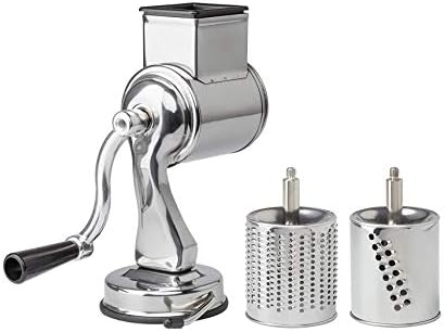 honjekitchen Cheese Grater with Suction-Base and 2 Drums The Italian Market Original 1 pcs