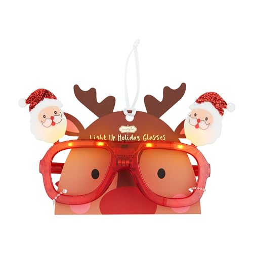 Mud Pie Children Led Santa Glasses; Toddler: 2T-5T