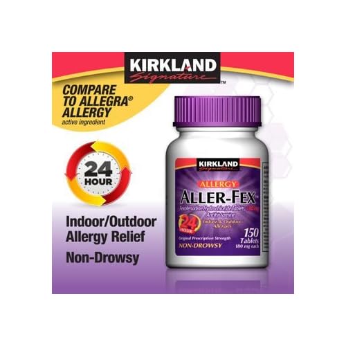 Kirkland Signature Aller-Fex , 180 mg 150 Tablets image