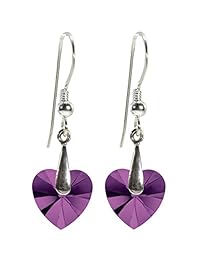 Conjunto de joyas de plata 925 con corazón con texto "I Love You", collar de 120 idiomas, circonita cúbica con inscripción en oro, pendientes de cristal, 18.0 in