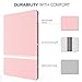 MoKo Case for New iPad Pro 12.9 Inch 2017 - Premium Light Weight Stand Folio Shock Proof Cover Protector for Apple New iPad Pro 12.9 Inch 2017 & 2015 Tablet, PINK (with Auto Wake/ Sleep)
