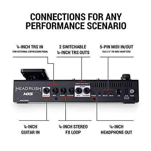 HeadRush MX5 Guitar Amp and Multi Effect Modelling Processor with