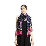 100% Silk Scarfs for Women Long Large Sunscreen Satin Shawls Fashion Lightweight Floral Pattern Scarves for Ladies 100% Silk Scarfs for Women Long Large Sunscreen Satin Shawls Fashion Lightweight Floral Pattern Scarves for Ladies